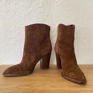 Vince Erving Boot in Chesnut Brown Suede | US Size 5 EUR 35 UK 3
